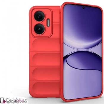 Magic Shield guminis dėklas - raudonas (Xiaomi Poco F7 5G)